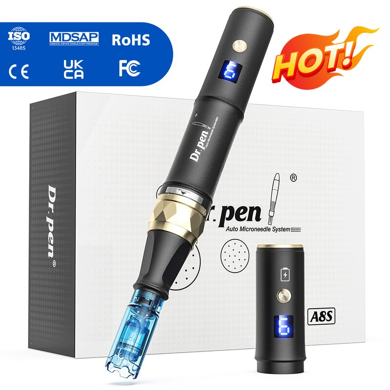 Micro Needling Pen Manufacturer - Dr.Pen A8S Wireless & Wired 6 Speed