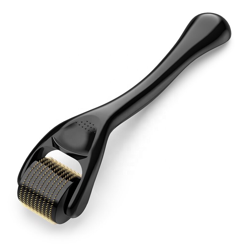 Derma Roller Manufacturer - 540 Custom Logo Gold Titanium Pin Rolling System