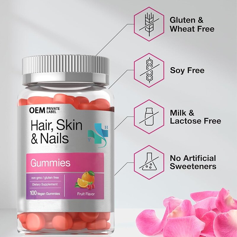 Multivitamin Gummies - OEM Private Label Beauty Hair Skin Nails Supplement