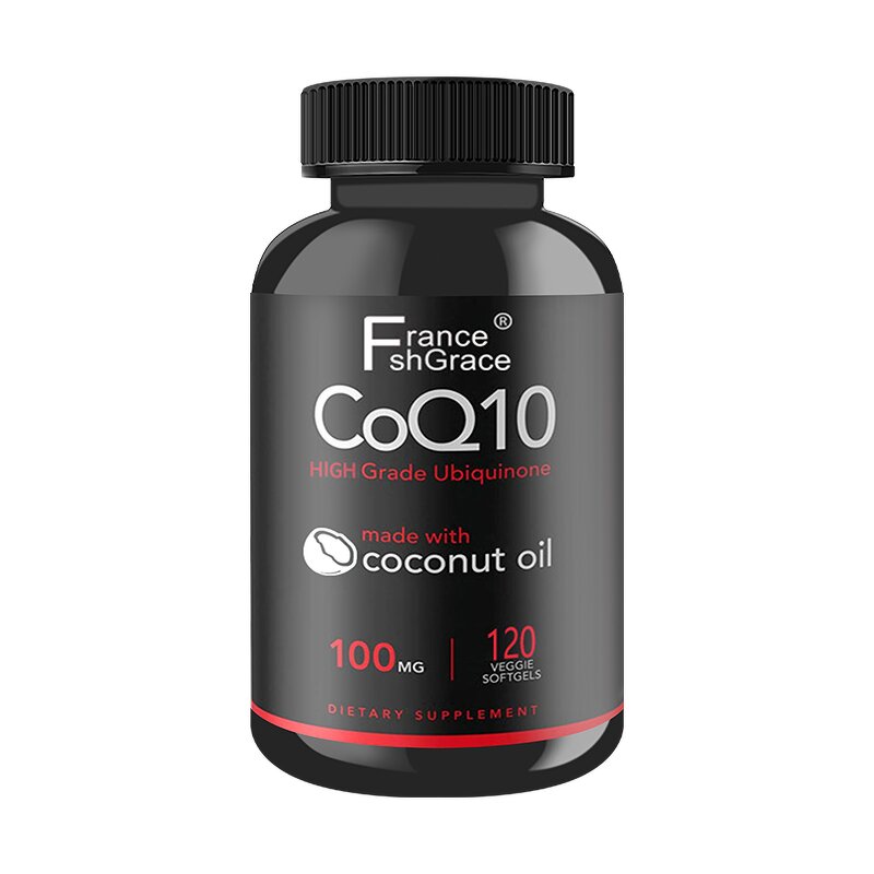 CoQ10 Softgels - 120 Count Plant Extracts Heart Function Support Supplement