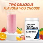 Creatine Monohydrate Powder - Organic Muscle Growth Support Supplement for Adults