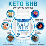 Keto BHB Capsules - Customized 60 Count Ketosis Energy Focus Metabolism Support