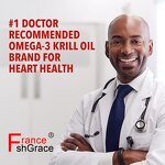 Antarctic Krill Oil Softgels - 1000mg Omega-3 Joint Health 180 Count