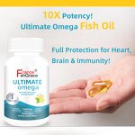 Ultimate Omega Softgels - 90 Count Heart Brain Immune Health Support