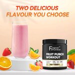 Pre-Workout Powder - 330G Creatine Beta-Alanine Vitamin D Immune Support