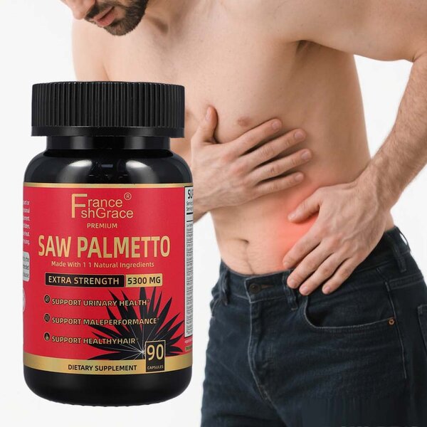 Saw Palmetto Capsules - Premium Organic Prostate Health Support Supplement