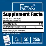 Creatine Monohydrate Powder - 5000mg 250g Premium Muscle Support Supplement