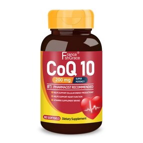 CoQ10 Softgel Capsule - 200mg Heart Health Support for Men and Women