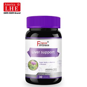 Liver Support Capsules - Customized Plant Extracts 30 Count Adults Health
