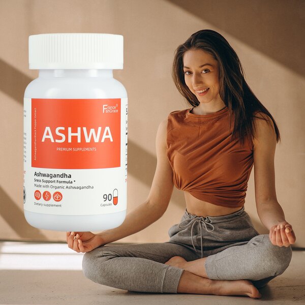 Ashwagandha Root Extract - 1950mg Bioavailable Black Pepper Mood Support