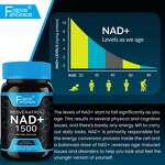 NAD Capsules - 1500mg with Resveratrol Cellular Health Stamina Aging Support
