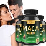 Maca Root Extract Capsules - 1900MG Organic Men Energy Support Supplement