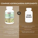 Ashwagandha Capsules - 300mg 60 Count Sleep Quality Stress Relief Supplement