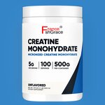 Creatine Monohydrate Powder - Organic Muscle Growth Support Supplement for Adults