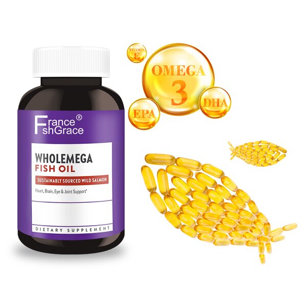 Fish Oil Softgels - New Arrival 180 Count Cholesterol Blood Pressure Support