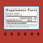 CoQ10 Softgels - Custom Label 240 Count Heart Function Support Plant Extracts
