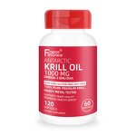 Krill Oil Softgels - 1000mg Omega 3 EPA DHA Heart Health Organic Supplement