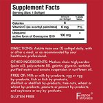 Ubiquinol Capsules - 100mg Organic CoQ10 Antioxidant Heart Health Support