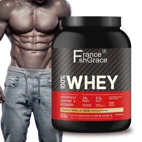 Whey Protein Powder - Hot Selling French Vanilla Creme Sport Energy Support