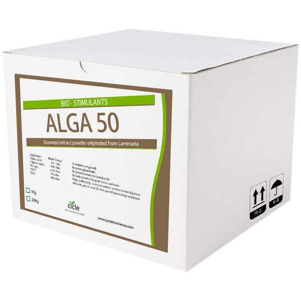 Seaweed Extract Alga 50 - 100% Water Soluble Rich Alginic Acid Fertilizer