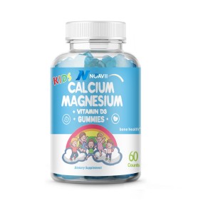 Kids Calcium Gummies Manufacturer - Magnesium Vitamin D Chewable for Bone Health Support