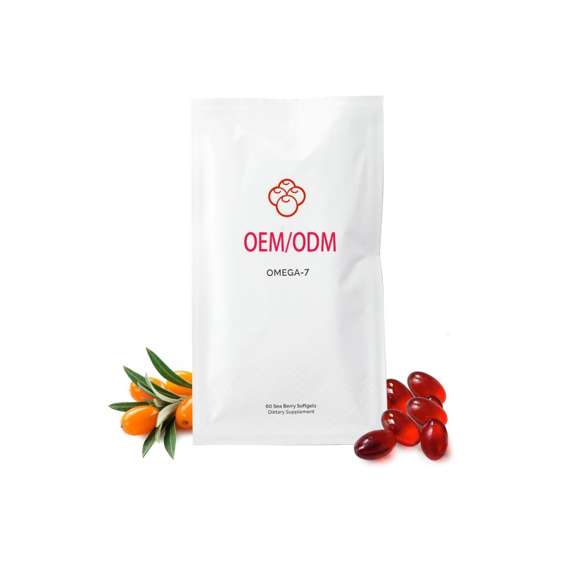 Omega 7 Softgels Manufacturer - Premium Organic Sea Buckthorn Oil for Skin Hair Nails Health