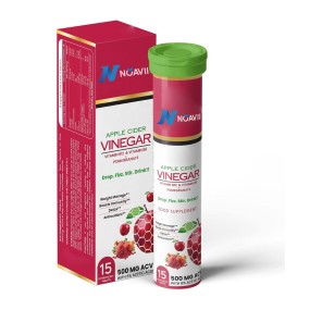 Apple Cider Vinegar Tablets Manufacturer - Private Label Support 15 Effervescent Promote Digestion