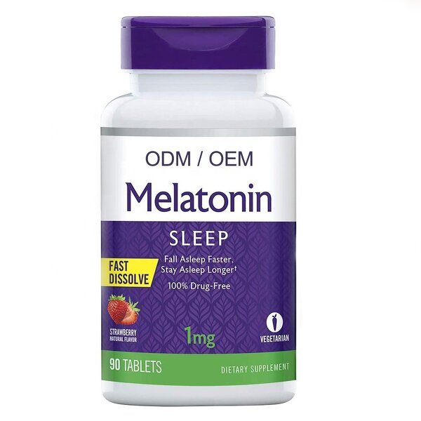 Melatonin Tablets - OEM ODM 1mg Sleep Aid Memory Support Custom Packaging