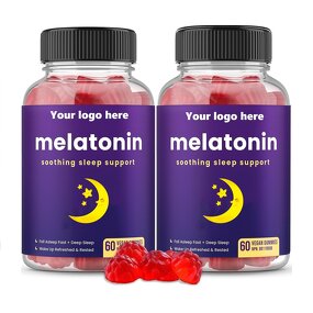 Sleep Aid Gummies - Private Label Vegan Zero Gelatin 5mg Deep Sleeping Support