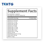 Men's Multivitamin Capsules - OEM Organic Whole Foods Multiple Nutrients Minerals