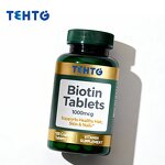 Ginkgo Biloba Tablets - 60 Count Herbal Hair Growth Bone Density Adults