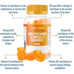 Multivitamin Gummies - OEM ODM Private Label Omega 3 Adult Health Supplement