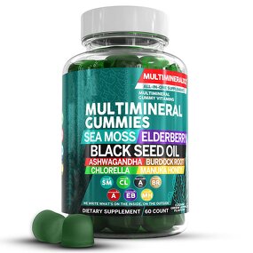 Multimineral Gummies - Cross-border Drunken Eggplant Adult Beauty 60 Count