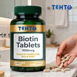 Ginkgo Biloba Tablets - 60 Count Herbal Hair Growth Bone Density Adults