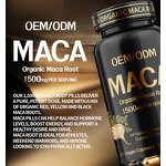 Maca Root Extract Capsules - OEM ODM 1500mg Male Fertility Reproductive Health