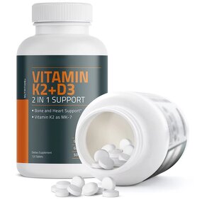 Vitamin D3 K2 Tablets - OEM ODM Vegan 5000iu MK7 Bone Support Adults