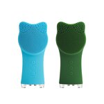 Cat-Ear Ultrasonic Cleanser - Hot Sale Silicone Facial Brush Heating Massage