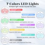 7 Color LED Facial Mask - Portable 80 Beads 240 Lights Professional Skin Care