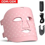 7 Color LED Light Therapy Mask - Silicone Red Light Home Use Skin Rejuvenation