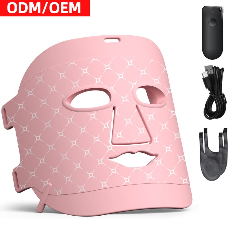 7 Color LED Light Therapy Mask - Silicone Red Light Home Use Skin Rejuvenation