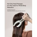 Electric Scalp Massager Brush - Rechargeable Head Stimulator for Hair Growth Relaxation