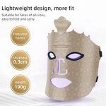 7 Color LED Light Therapy Mask - Silicone 630 850nm Anti Aging Skin Rejuvenation
