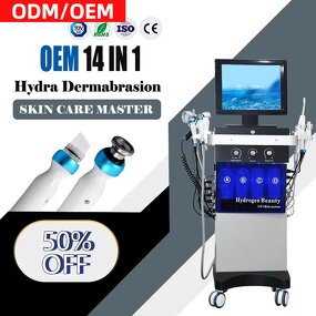 14 in 1 Hydro Facial Machine - Aqua Peeling Diamond Dermabrasion Skin Rejuvenation Device