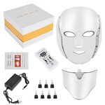 7 Color Photon LED Mask - Microcurrent Skin Tightening Rejuvenation Red Light Therapy