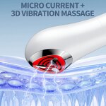 7-Color Light Therapy Massager - Microcurrent Vibration Face Lifting Anti-Puffiness Tool