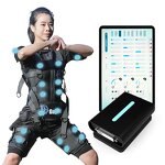 Portable EMS Stimulator Suit - Bluetooth App Fitness Training Recovery Toning Therapy