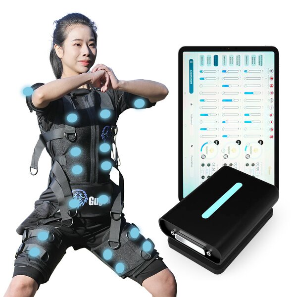 Portable EMS Stimulator Suit - Bluetooth App Fitness Training Recovery Toning Therapy