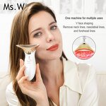 Face Neck Lifting Device - Blue Red Light Therapy Rechargeable Beauty Boost Tool