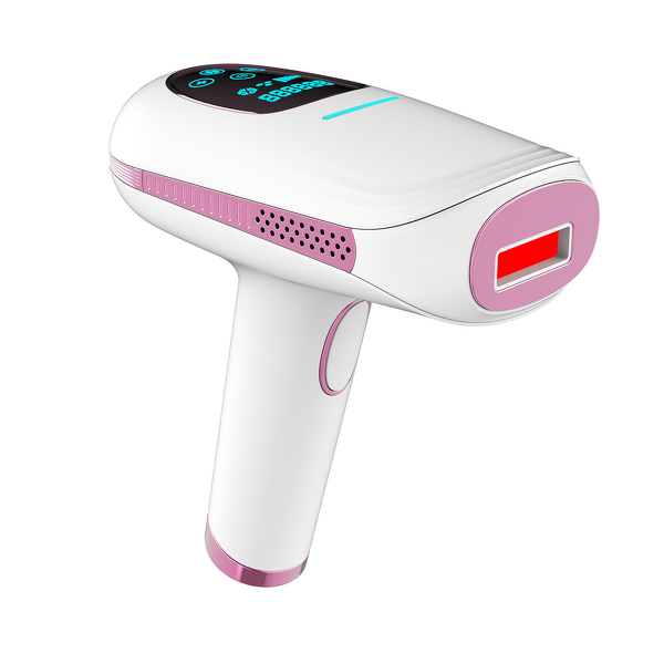 IPL Hair Removal Tool - Home Use Painless Ice Cooling Quartz Light 9 Intensity Settings