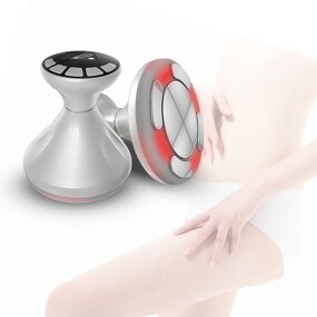 Belly Fat Burner Device - New Design 4 Modes Vibration LED Microcurrent RF Slimming Tool
